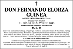 Fernando Elorza Guinea